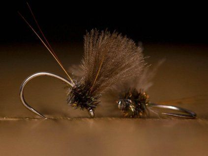 microdry peacock cdc dun dry fly fse195