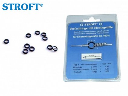 Mikrokrúžky Stroft Tippet Rings 2mm (10 Pack)