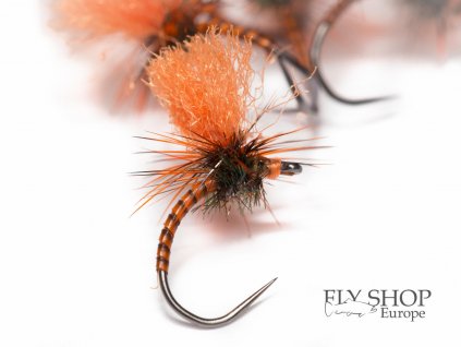 Klinkhammer Parachute Dry - Orange Hot Post