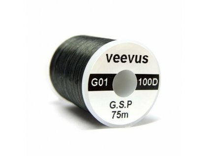 Viazacia niť Veevus GSP 100D Threads 75m Black