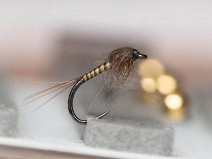 brown olive emerging nymph fse087