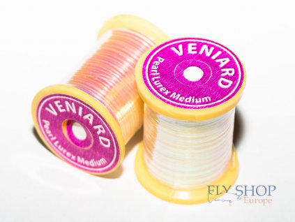 Plochá lametka Veniard Pearl Lurex Tinsel
