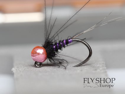 Pink Head Jig Nymph Special V1 - Black