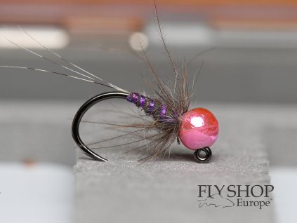 Pink Head Jig Nymph Special V2 - Grey