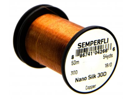 Viazacia niť Semperfli Nano Silk Ultra 30D 18/0 Copper
