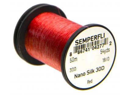Viazacia niť Semperfli Nano Silk Ultra 30D 18/0 Red