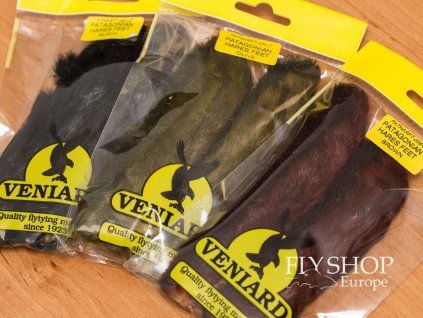 Srsť zo zajaca Veniard Patagonia Hares Feets - Dyed Colours (2 Pack)