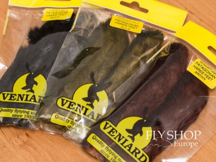 Veniard Patagonia Hares Feets - Dyed Colours (2 Pack)