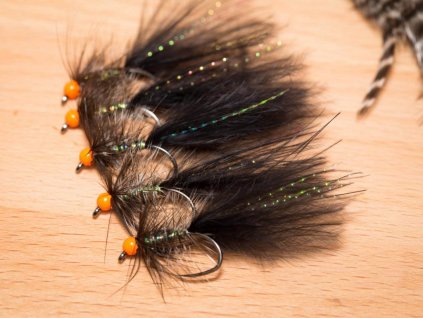 black mirage marabou leech streamer fse096