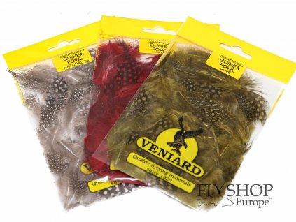 Perie perlička Veniard Guinea Fowl Feathers 2g Pack