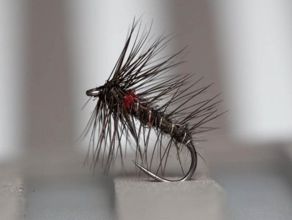 black red dry bibio fly fse497