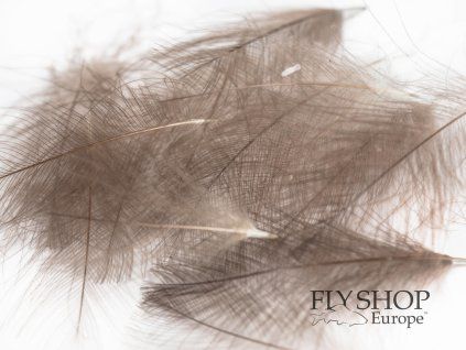 CDC perie Natural Grey Wild Duck CDC Feathers - 2nd Grade (1g Pack)