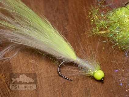 White Chartreuse Marabou Leech