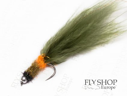 Lúra Olive Brown Marabou Montana Leech