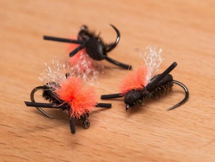 foam beetle orange post terrestrial dry fly fse160