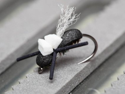 foam beetle white post terrestrial dry fly fse174