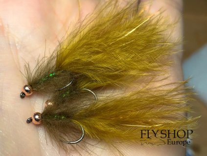 Dirty Olive Marabou CDC Leech