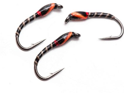 black peacock quill buzzer chironomid fly fse194