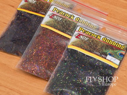 Hends Synthetic Peacock Dubbing Packs