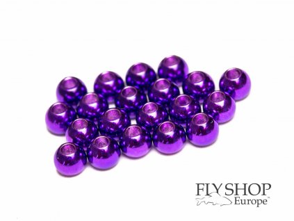 FS Europe Brass Beads - Deep Purple (20 Pack)