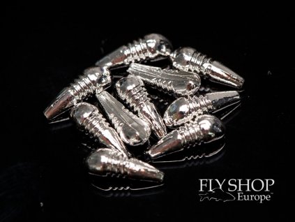Tungstenové telíčka FS Europe Tungsten Heavy Body - Silver (10 Pack)