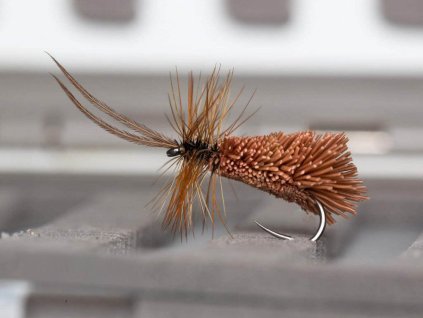 goddard sedge brown caddis dry fly fse187