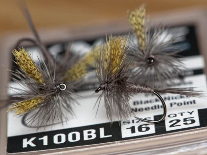hendrickson dark grey dry fly dun barbless fse201
