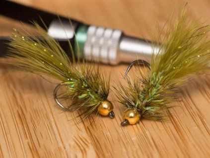 micro crystal olive wooly bugger fse223
