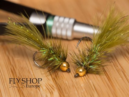 Lúra Micro Crystal Olive Wooly Bugger