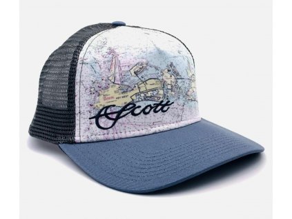 Šiltovka Scott Cap Marine Chart Mesh Hat - Regular Fit