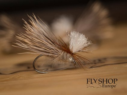 Parachute Caddis Dry Fly - Natural Grey