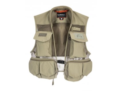 Muškárska vesta Simms Tributary Fishing Vest - Tan