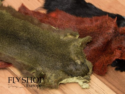 Skalp z veverice FS Europe Grey Squirrel Whole Skin - Dyed Colours