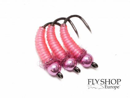 Pink Bodyglass Tungsten Nymph