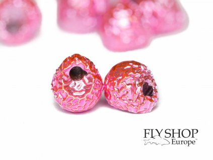 FS Europe Jig Off Tungsten Beads - Sunny Pink (10 Pack)