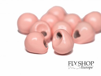 FS Europe Jig Off Tungsten Beads - Pale Pink (10 Pack)