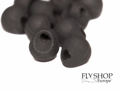 FS Europe Jig Off Tungsten Beads - Matt Black (10 Pack)