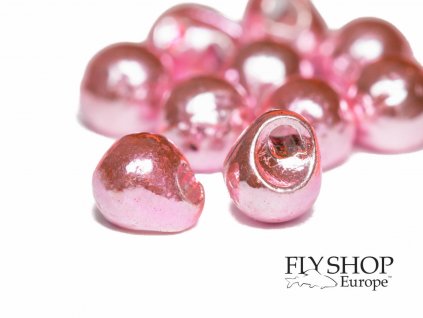 FS Europe Jig Off Tungsten Beads - Metallic Light Pink (10 Pack)