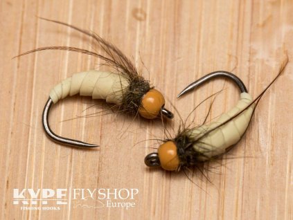 Caddis Pupa Nymph - Cream