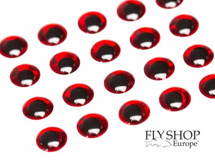 Epoxidové oči FS Europe Realistic 3D Eyes - Red Black (20 Pack)