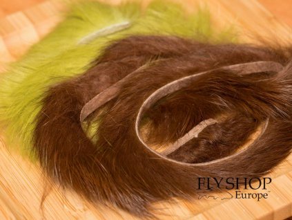 Zonkerové pásiky zo zajaca FS Europe Rabbit Fur Zonker Strips, 4mm Wide