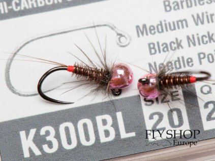 Hot Spot Pheasant Tail Nymph - Metallic Pink Bead