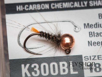 Jigová nymfa FS Europe Jig Nymph Essentials - Orange Tag Natural