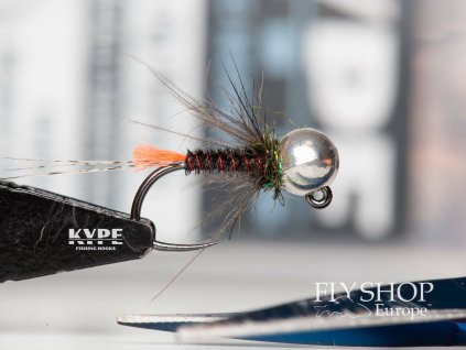 Jigová nymfa FS Europe Jig Nymph Essentials - Orange Tag Spectra