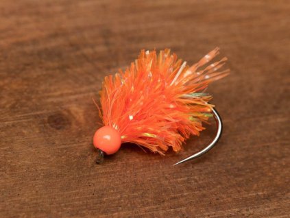 hot orange tungsten blob fly fse025a