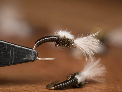 black emerging midge emerger fly fse268