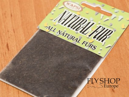 Wapsi All Natural Fur Dubbing - Black Squirrel