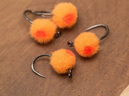 glo bug egg fly hot orange fse277