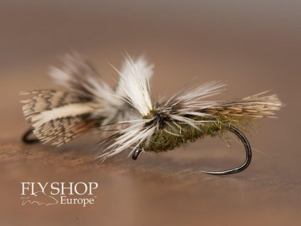 Olive Parachute Caddis Dry Fly