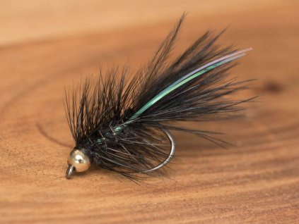 black micro wooly bugger streamer fse279